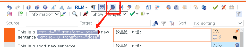 显示长标签